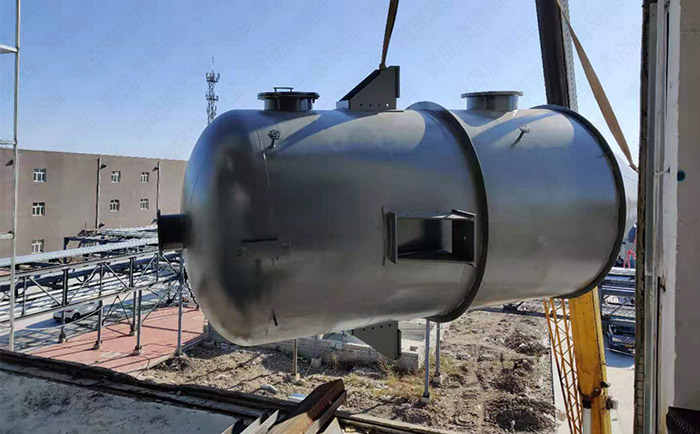 MVR蒸發(fā)器安裝現(xiàn)場(chǎng) MVR蒸發(fā)器安裝現(xiàn)場(chǎng)